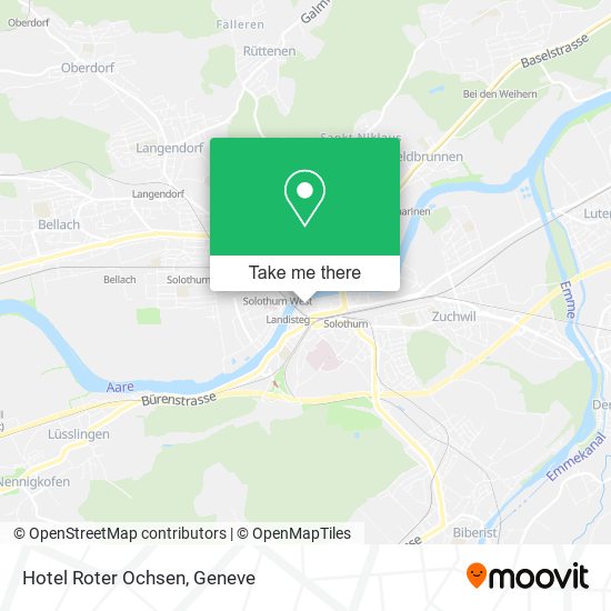 Hotel Roter Ochsen map