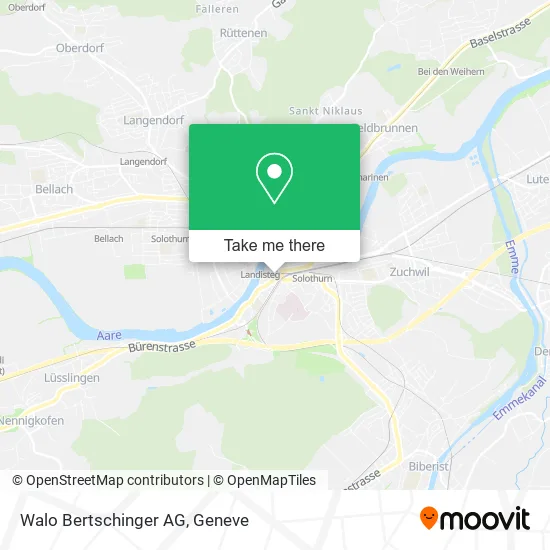Walo Bertschinger AG map