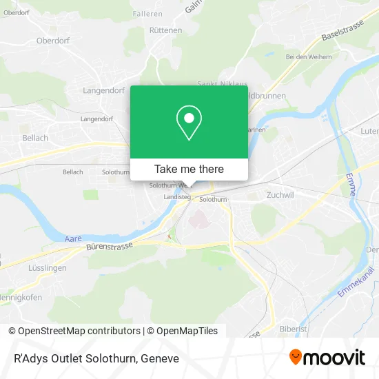 R'Adys Outlet Solothurn plan