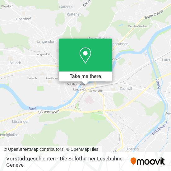 Vorstadtgeschichten - Die Solothurner Lesebühne map