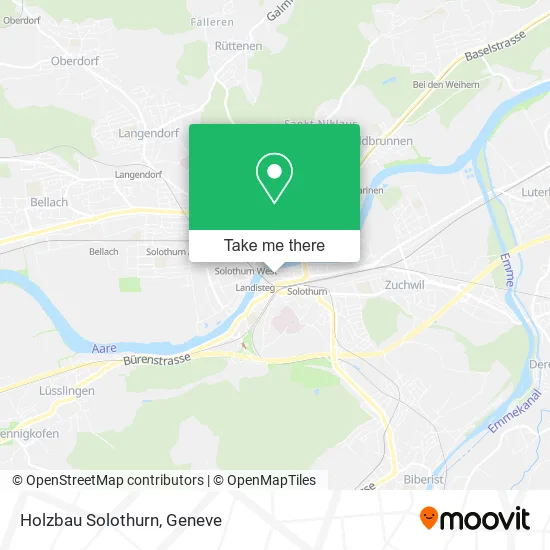 Holzbau Solothurn map