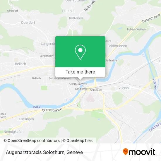 Augenarztpraxis Solothurn map