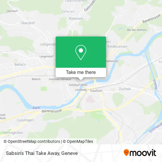 Sabsin's Thai Take Away map