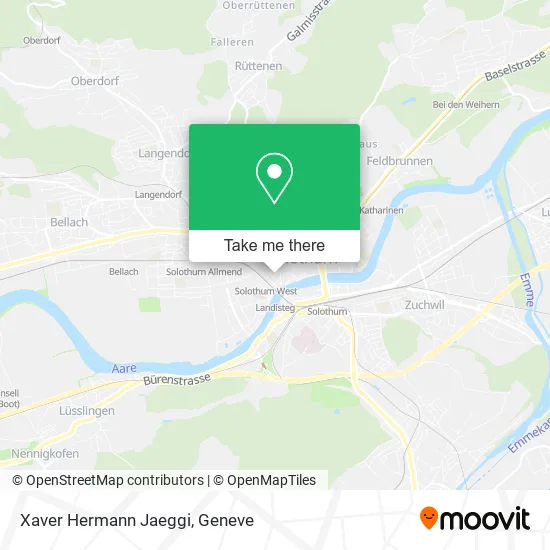 Xaver Hermann Jaeggi map