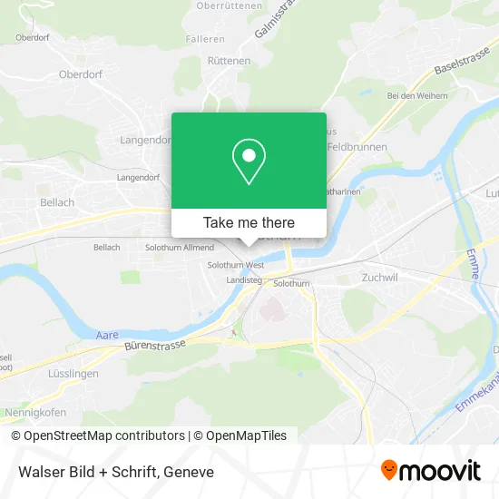 Walser Bild + Schrift map