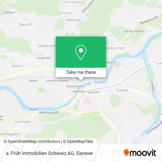 a. Früh Immobilien Schweiz AG map