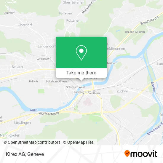 Kirex AG map
