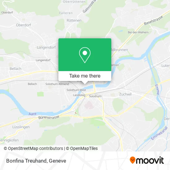 Bonfina Treuhand map