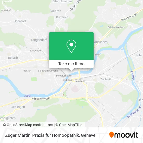 Züger Martin, Praxis für Homöopathik map