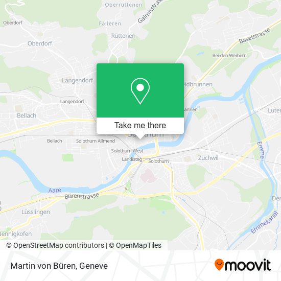 Martin von Büren map