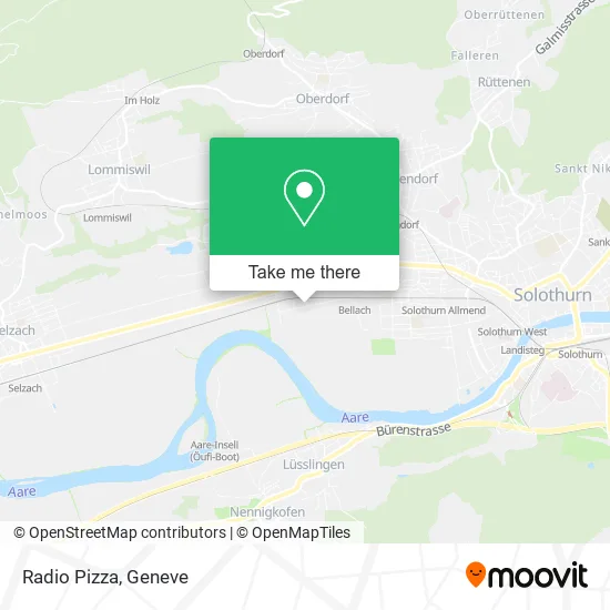 Radio Pizza map