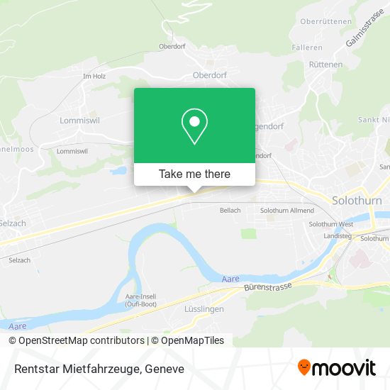 Rentstar Mietfahrzeuge map