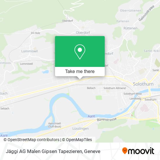 Jäggi AG Malen Gipsen Tapezieren map