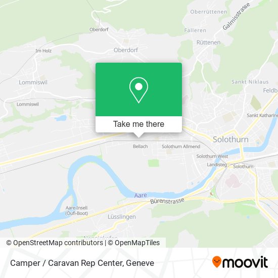 Camper / Caravan Rep Center map