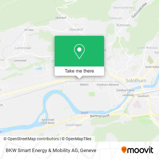 BKW Smart Energy & Mobility AG map