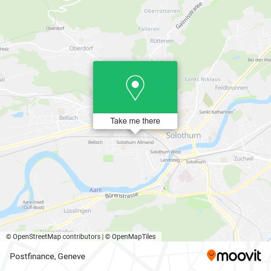 Postfinance map