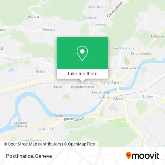 Postfinance map