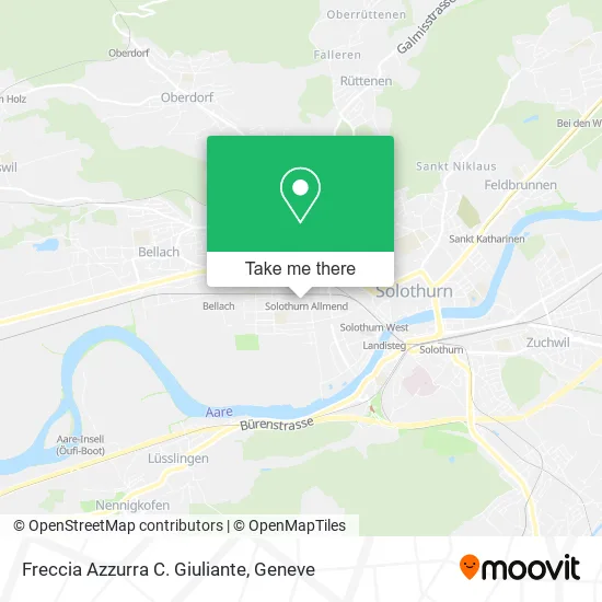 Freccia Azzurra C. Giuliante map