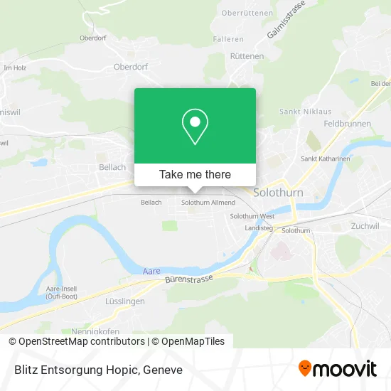 Blitz Entsorgung Hopic map