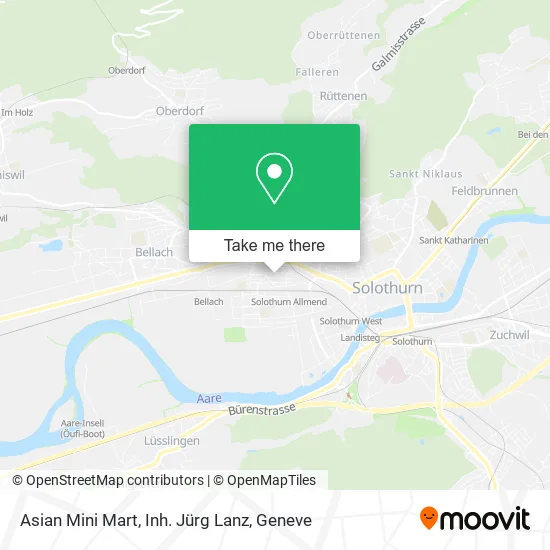 Asian Mini Mart, Inh. Jürg Lanz map