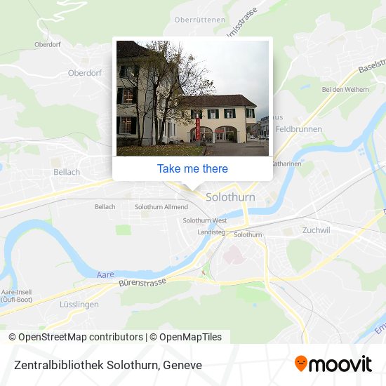 Zentralbibliothek Solothurn map