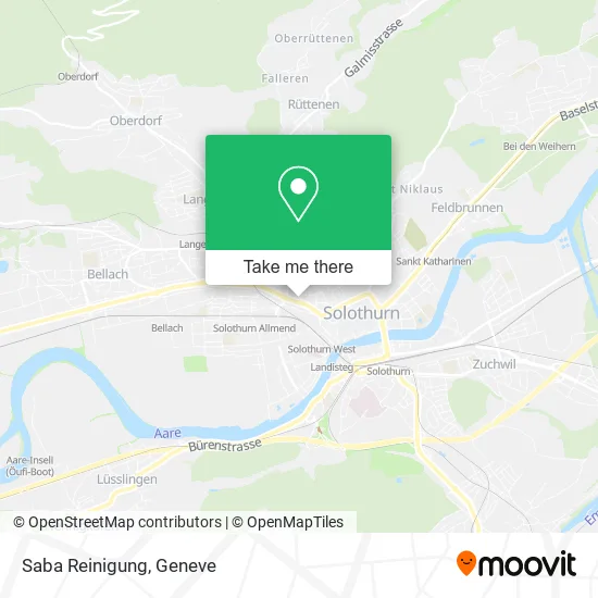 Saba Reinigung map