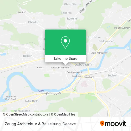 Zaugg Architektur & Bauleitung map