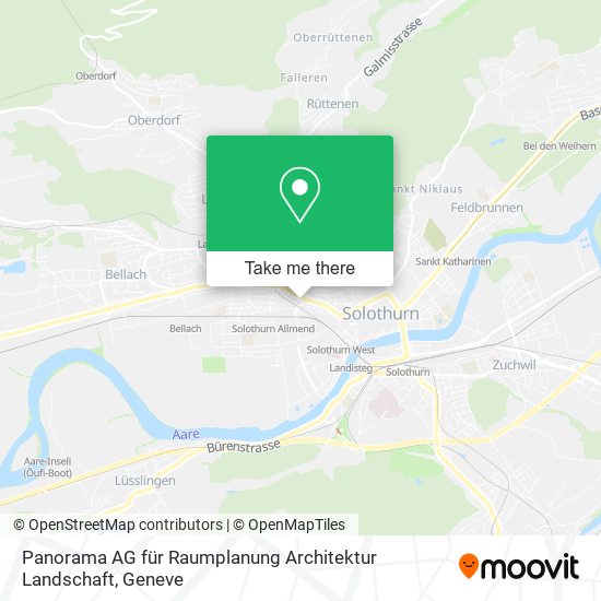 Panorama AG für Raumplanung Architektur Landschaft map