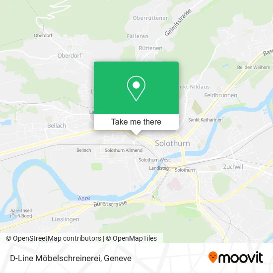 D-Line Möbelschreinerei map