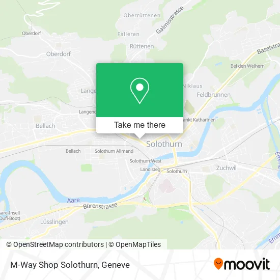 M-Way Shop Solothurn plan