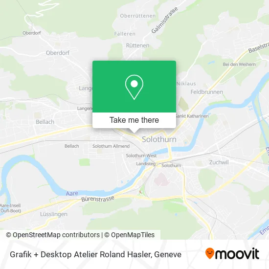 Grafik + Desktop Atelier Roland Hasler map