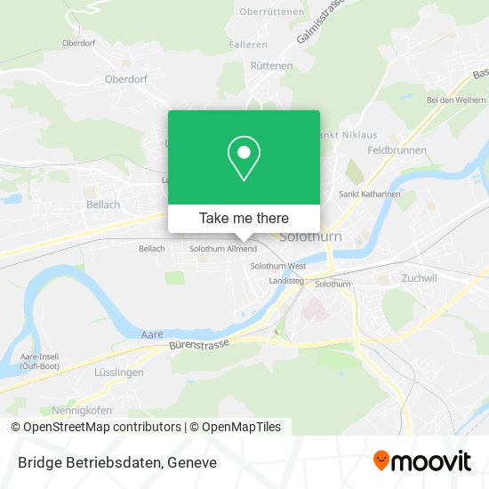 Bridge Betriebsdaten map