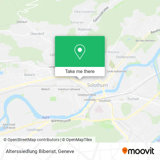 Alterssiedlung Biberist map