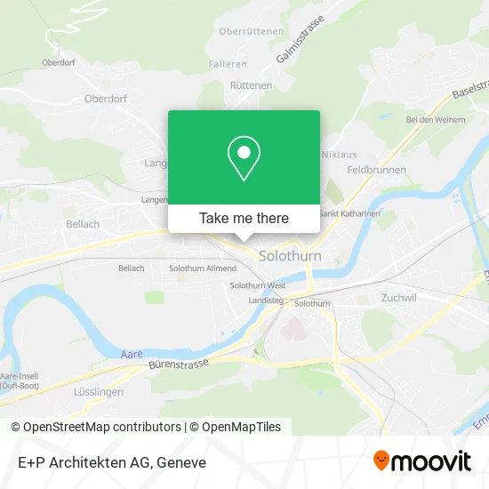 E+P Architekten AG map