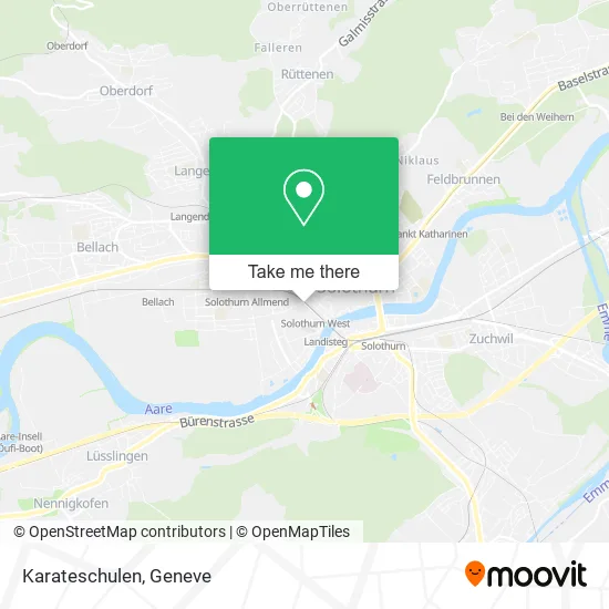 Karateschulen map