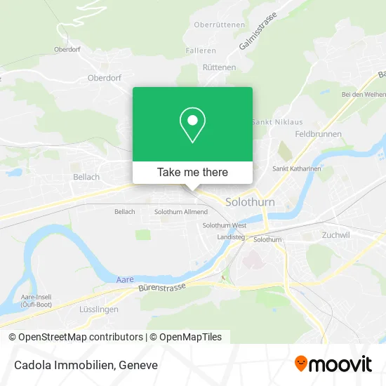 Cadola Immobilien map