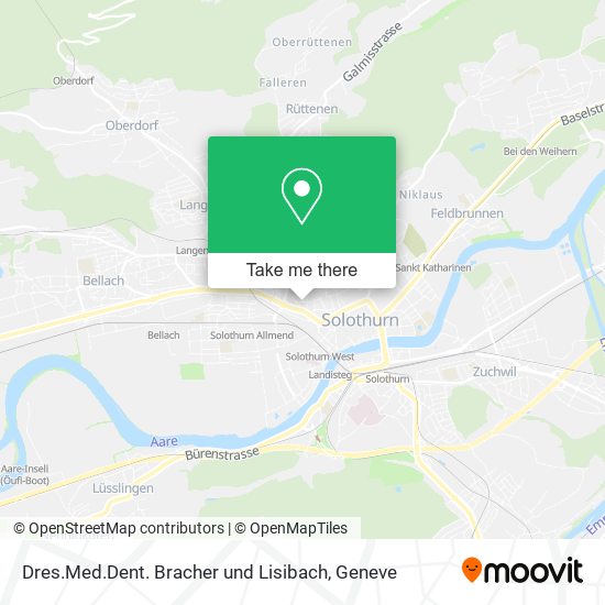 Dres.Med.Dent. Bracher und Lisibach map