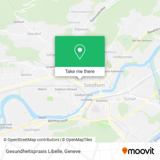 Gesundheitspraxis Libelle map