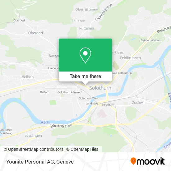 Younite Personal AG map