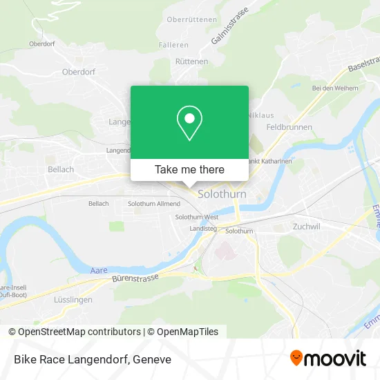 Bike Race Langendorf map