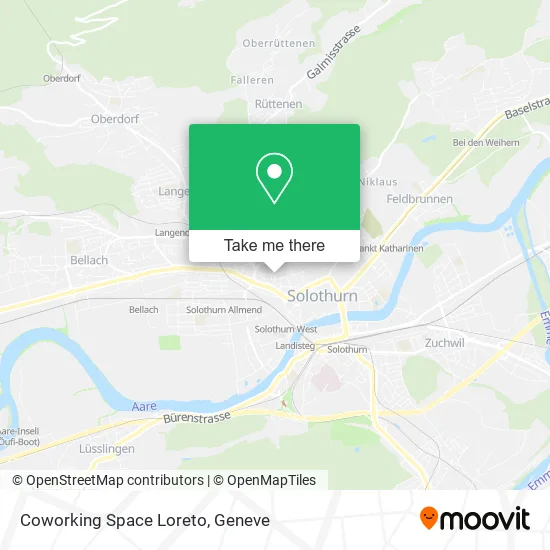 Coworking Space Loreto map