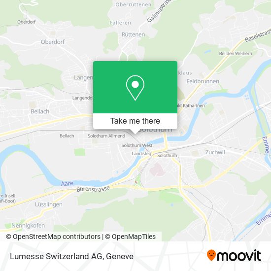 Lumesse Switzerland AG map