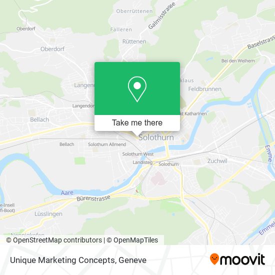 Unique Marketing Concepts map
