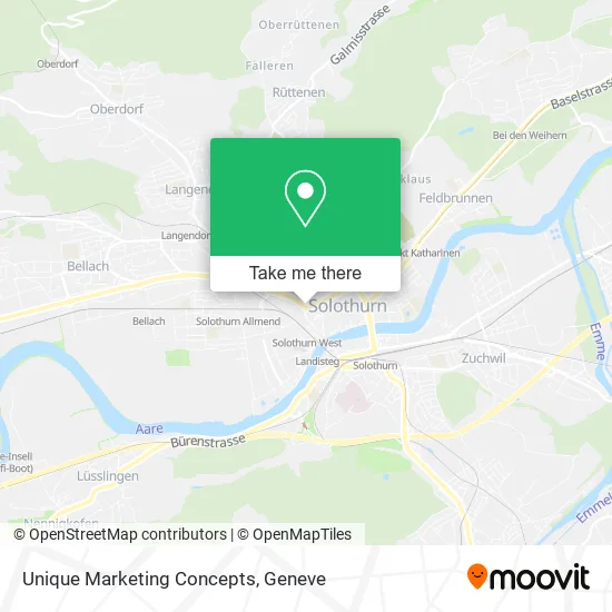 Unique Marketing Concepts map