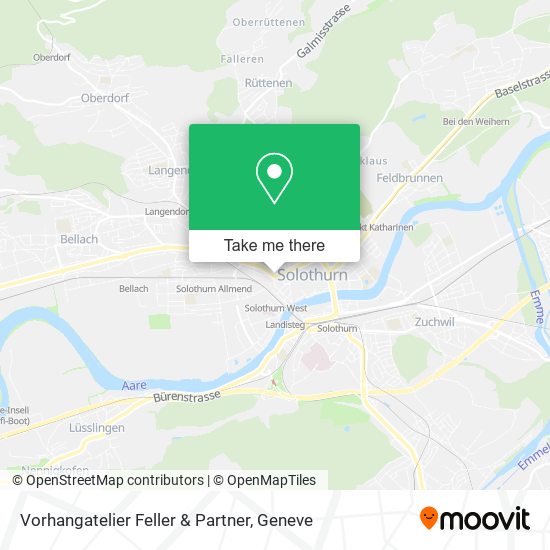 Vorhangatelier Feller & Partner map