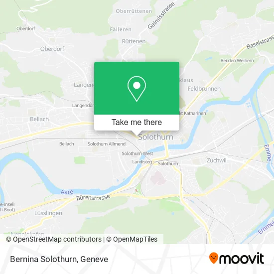 Bernina Solothurn map