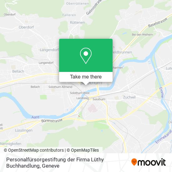 Personalfürsorgestiftung der Firma Lüthy Buchhandlung map