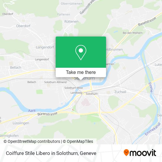 Coiffure Stile Libero in Solothurn map