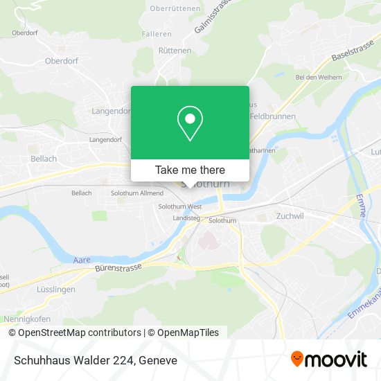 Schuhhaus Walder 224 map
