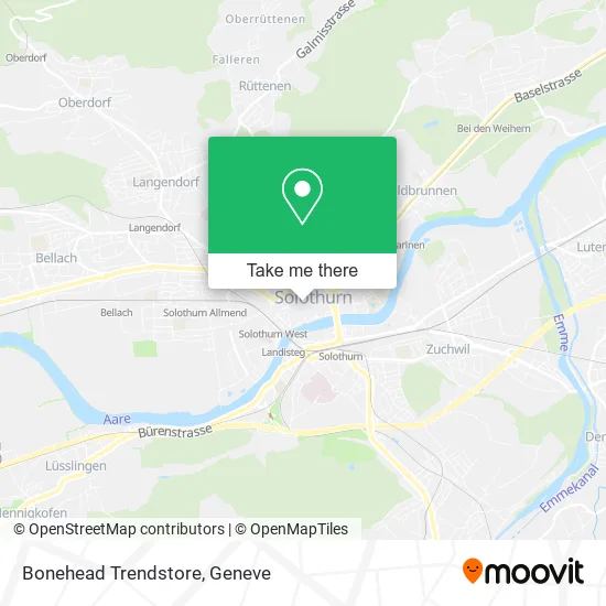 Bonehead Trendstore map